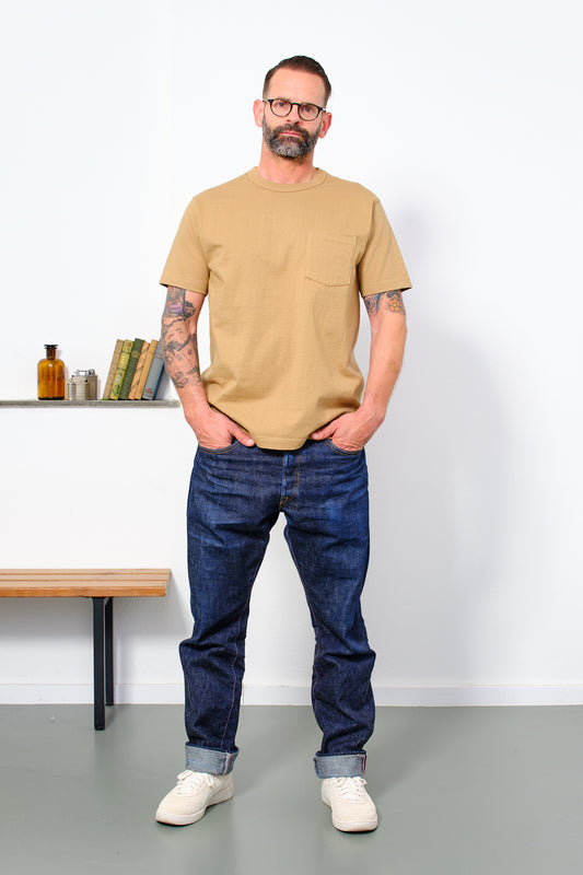 WHITESVILLE - Shortsleeve Pocket T-Shirt | beige