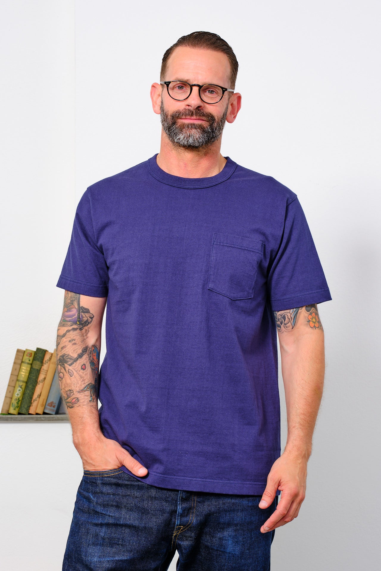 WHITESVILLE - Shortsleeve Pocket T-Shirt | navy