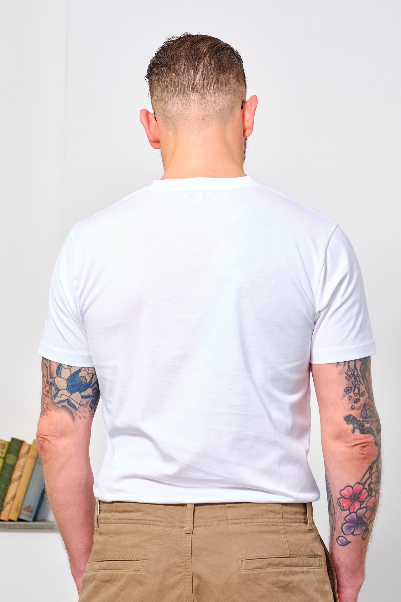 SUNSPEL - T-Shirt RIVIERA CREW NECK | white