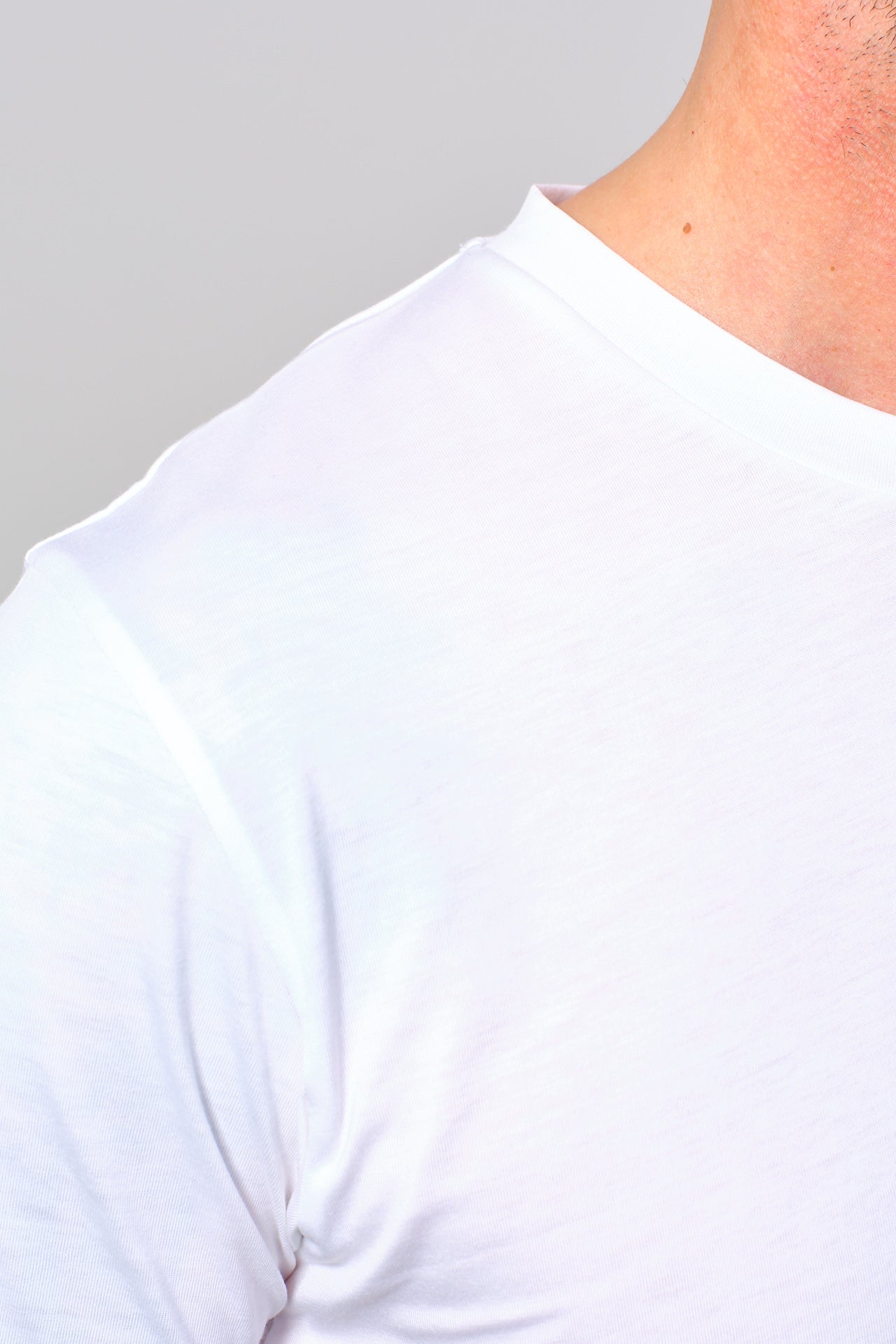 SUNSPEL - T-Shirt RIVIERA CREW NECK | white