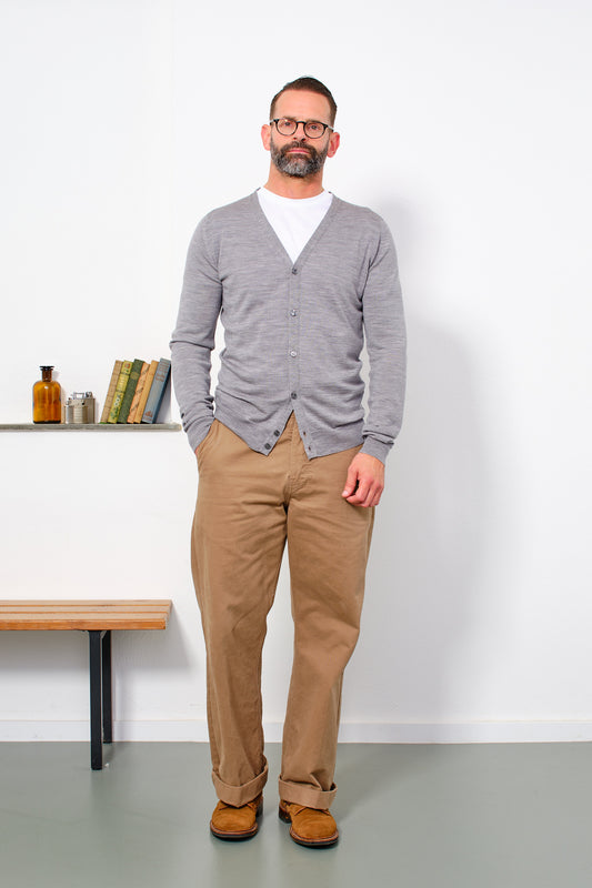 JOHN SMEDLEY - Cardigan PETWORTH | silver