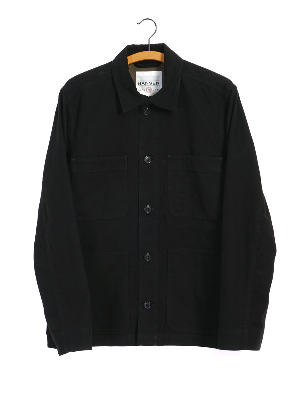 HANSEN - Refined Work Jacket BERTRAM | black