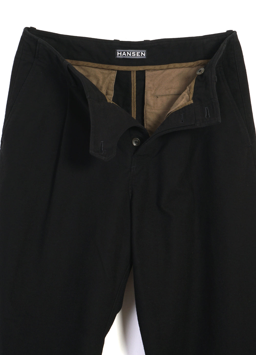 HANSEN - Hose Pleated Trousers BOBBY | black