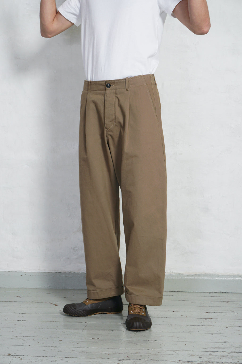 HANSEN - Hose Pleated Trousers BOBBY | beige