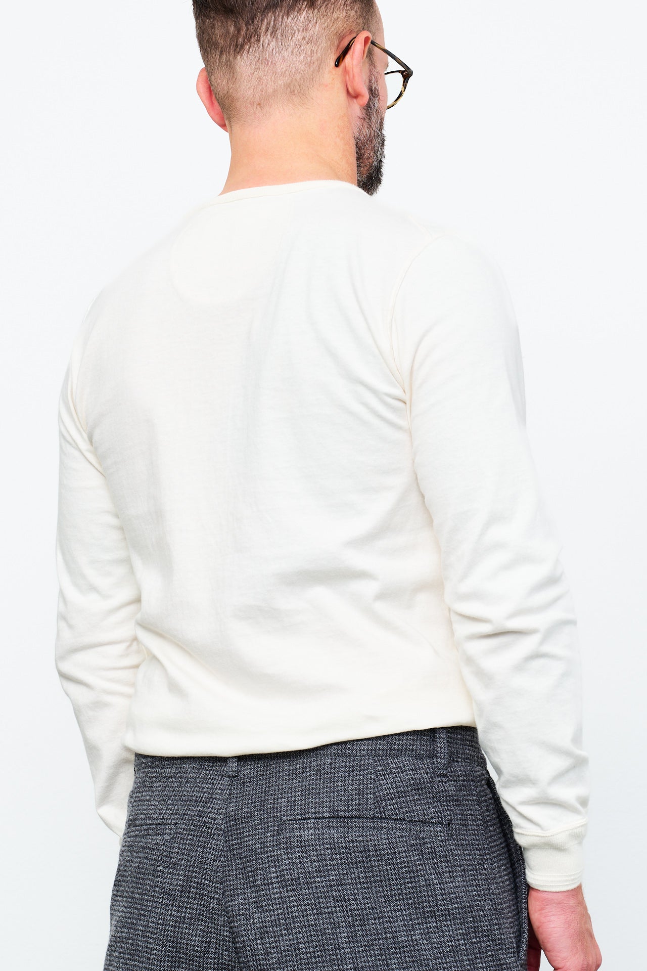 HANSEN - Longsleeve Henley JONAS | offwhite