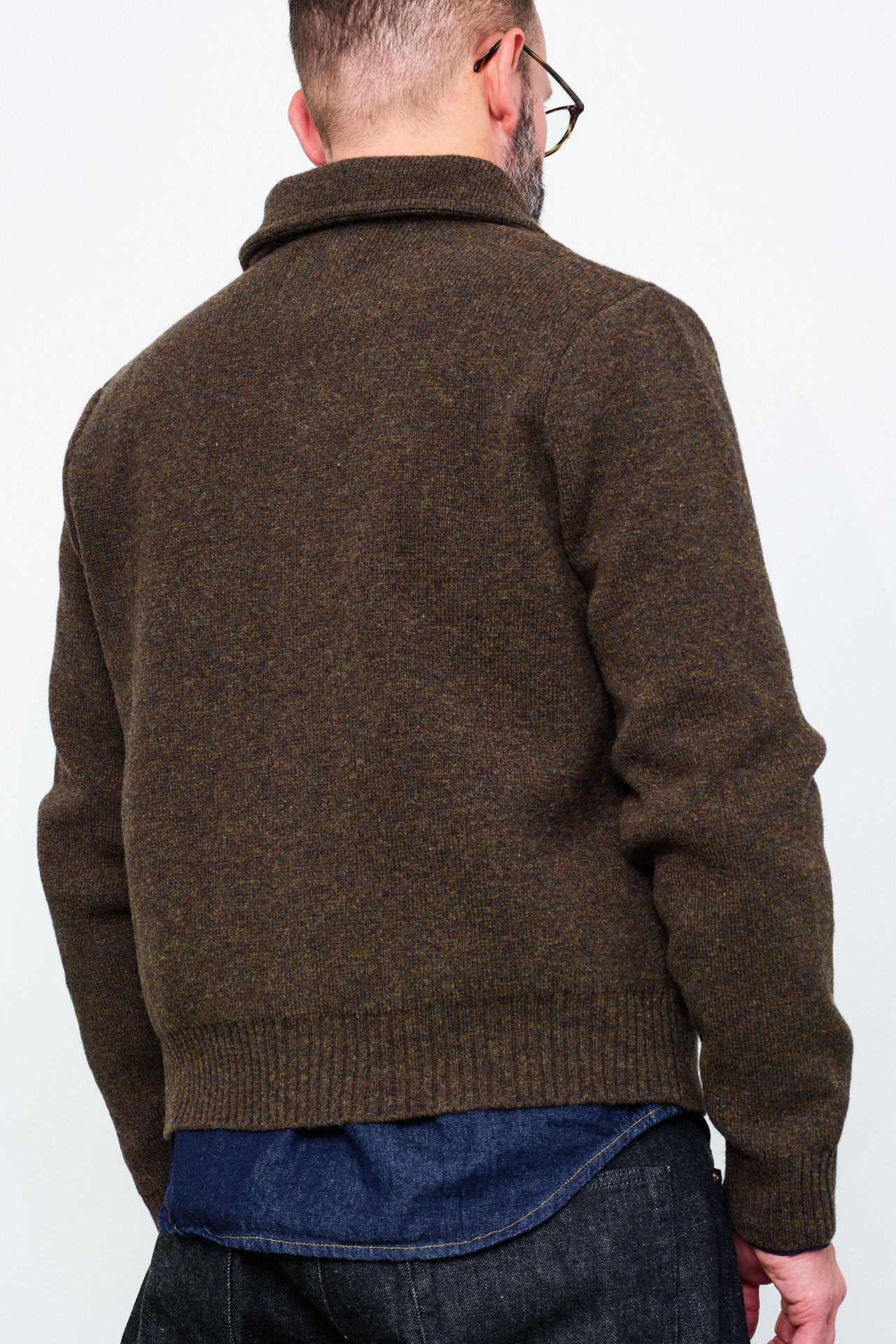 MAX ROHR - Short Jacket MAX 3 WOOL | dark green