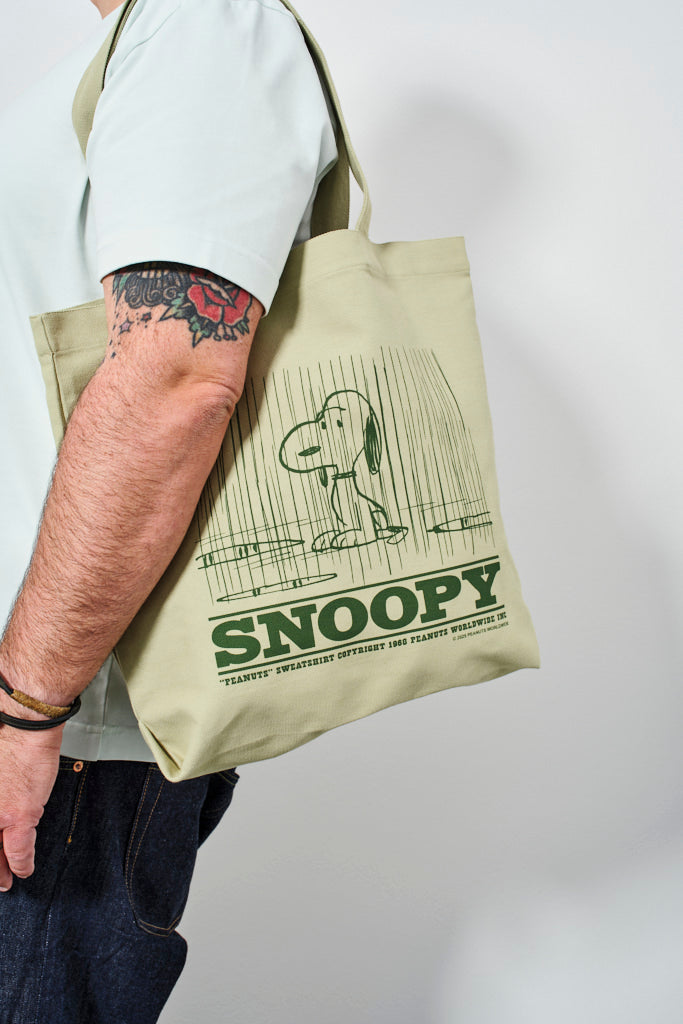TSPTR - Tote Bag Snoopy FEELS FLOWS | olive