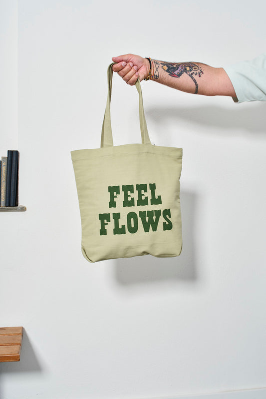 TSPTR - Tote Bag Snoopy FEELS FLOWS | olive