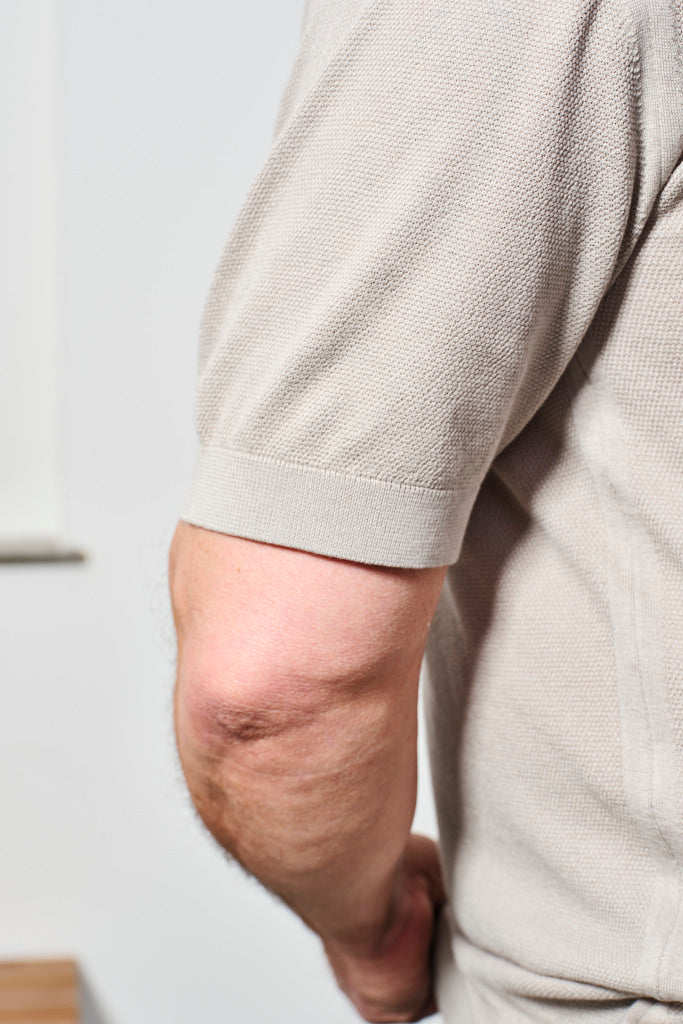 JOHN SMEDLEY - Polo ROTH | parchment