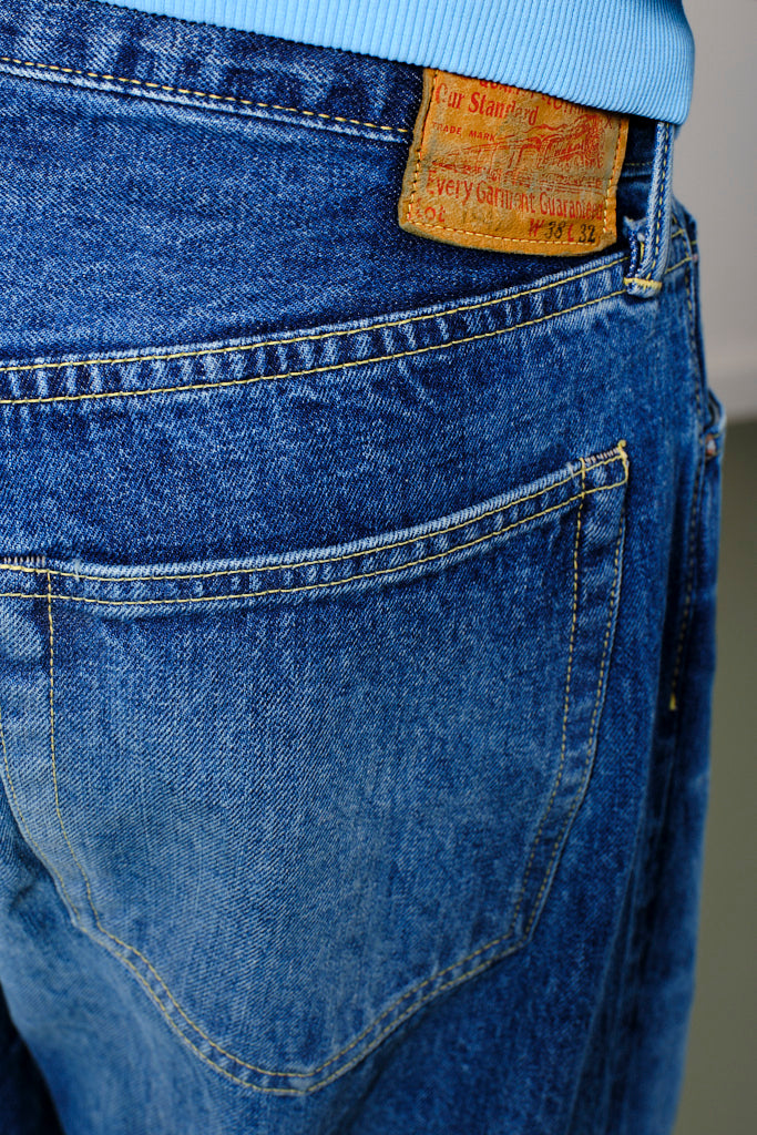 SUGAR CANE - Jeans Fit 1947SW (Stonewashed) | medium blue