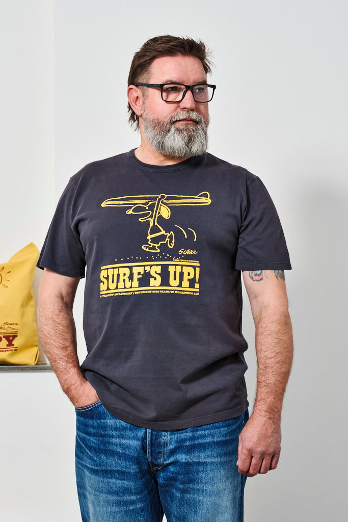 TSPTR - T-Shirt Snoopy SURF`S UP | vintage black