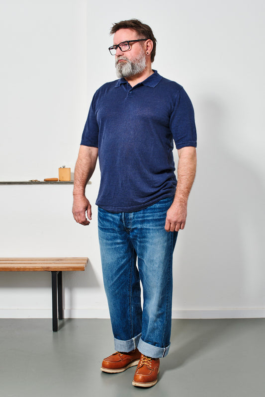 G.R.P. - 2 Buttons Polo PL 10 Linen | ink