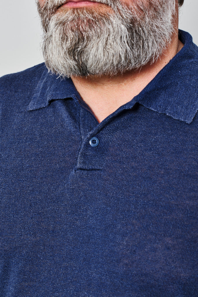 G.R.P. - 2 Buttons Polo PL 10 Linen | ink