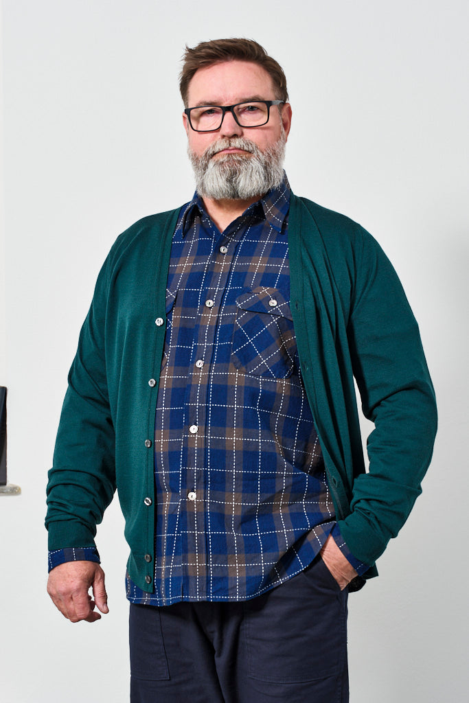 Sweater John Smedley Petworth JOHN SMEDLEY Cardigan PETWORTH Pine