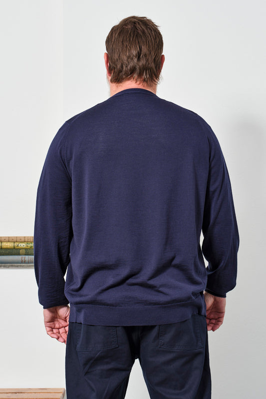 JOHN SMEDLEY - Cardigan PETWORTH | midnight