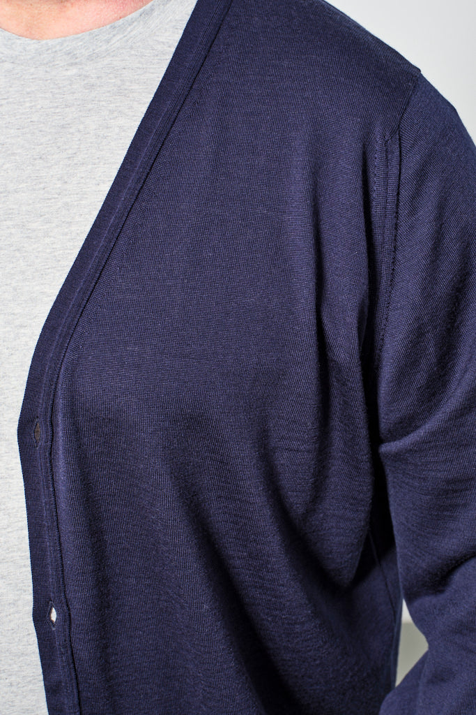 JOHN SMEDLEY - Cardigan PETWORTH | midnight