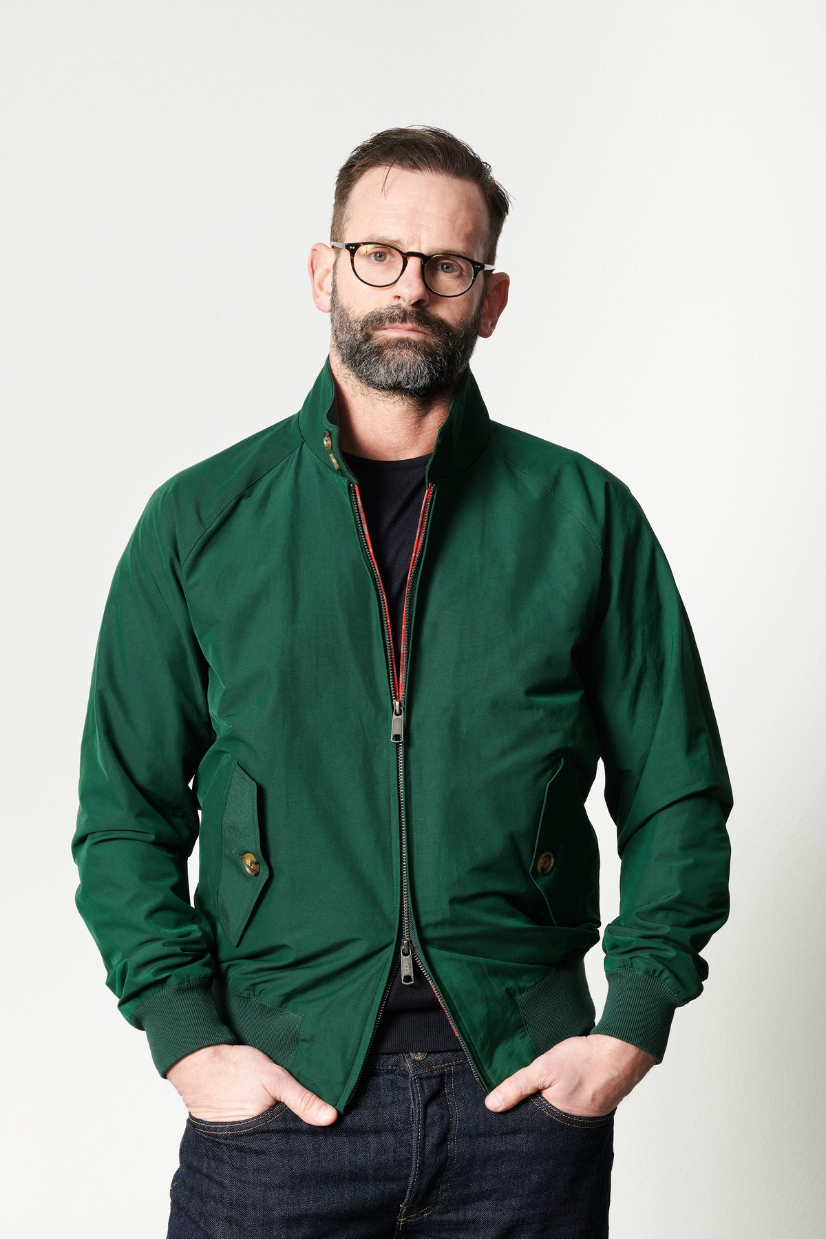 Baracute G9 Harrington Jacket Racing Green