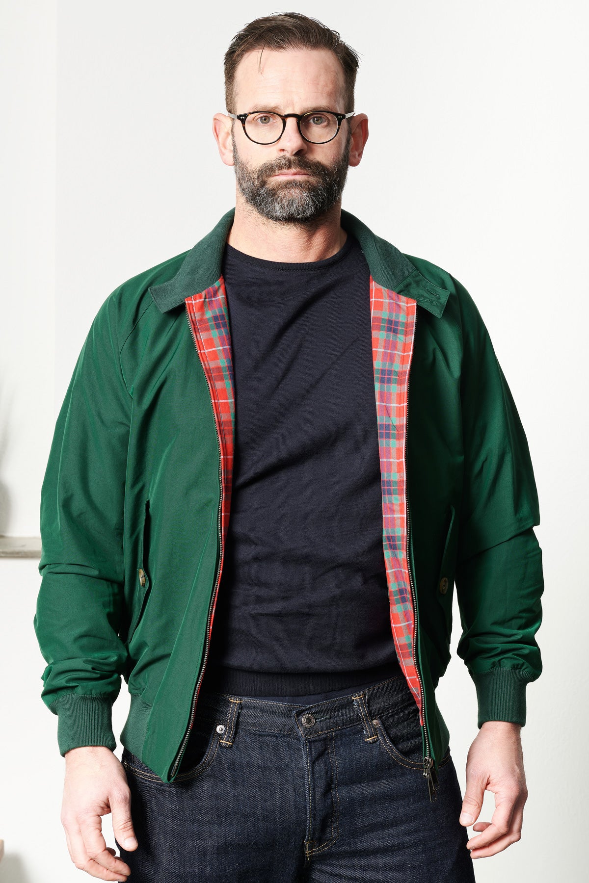 Baracute G9 Harrington Jacket Racing Green