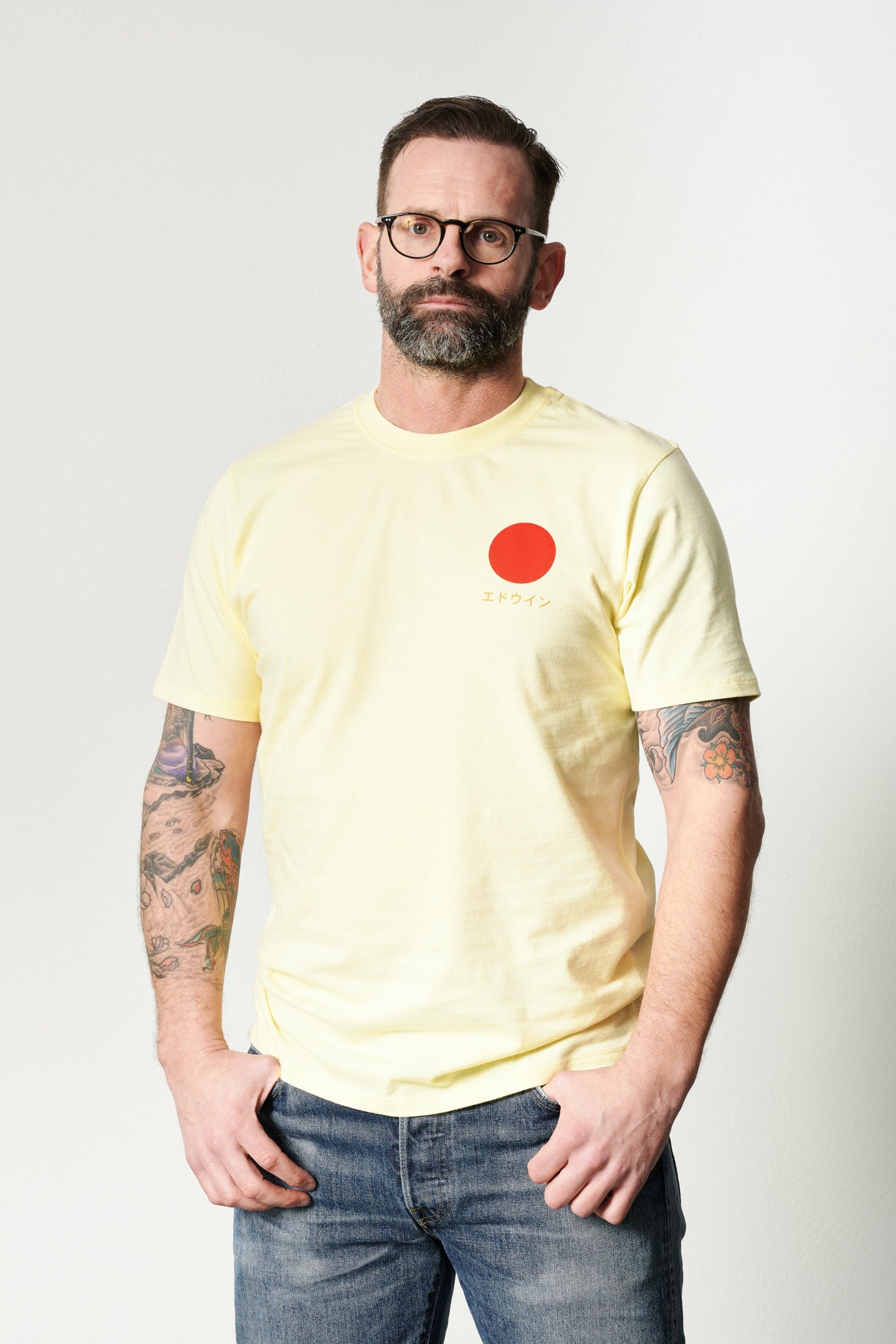 Edwin Japanese Sun T-Shirt - Tender Yellow