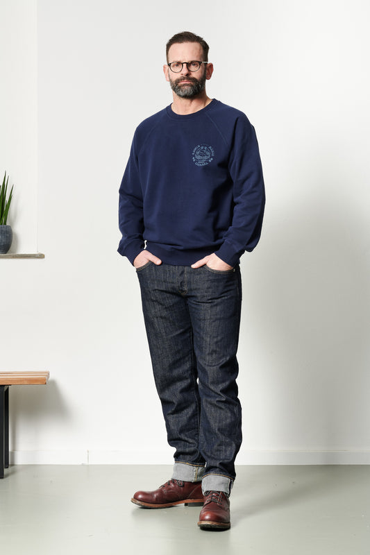 EDWIN - Sweatshirt MUSIC CHANNEL SWEAT | maritime blue