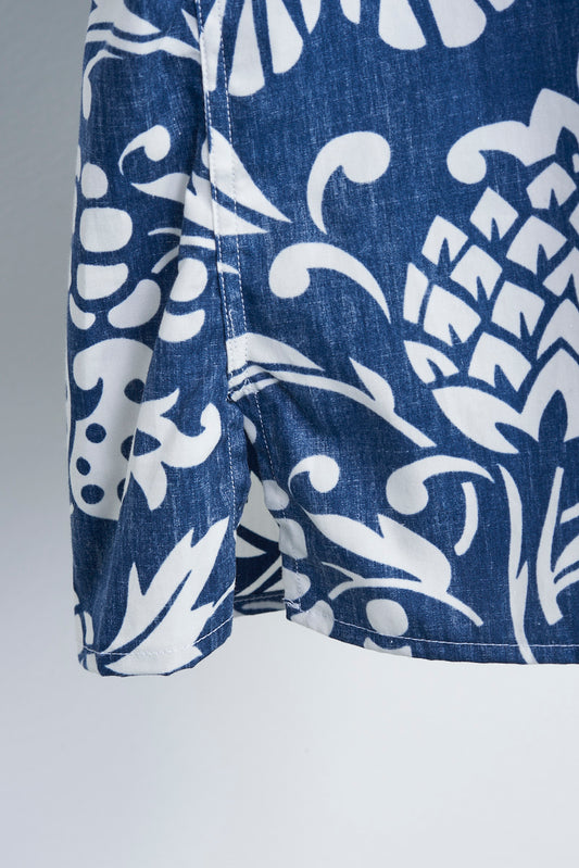 GITMAN - Hemd Camp Collar | Duke's Pareo | blue