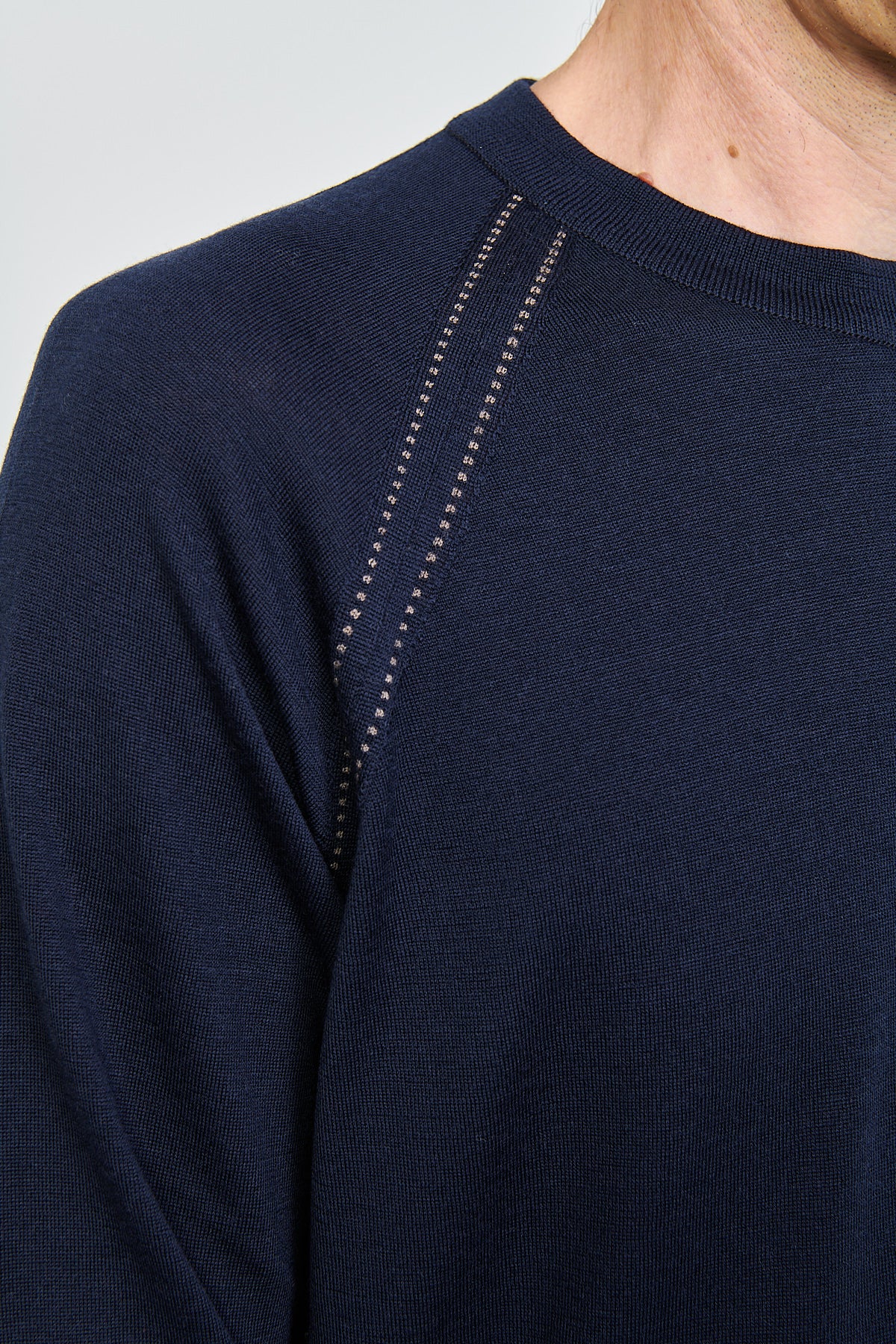 JOHN SMEDLEY - Pullover Crew Neck WAKEBRIDGE | midnight