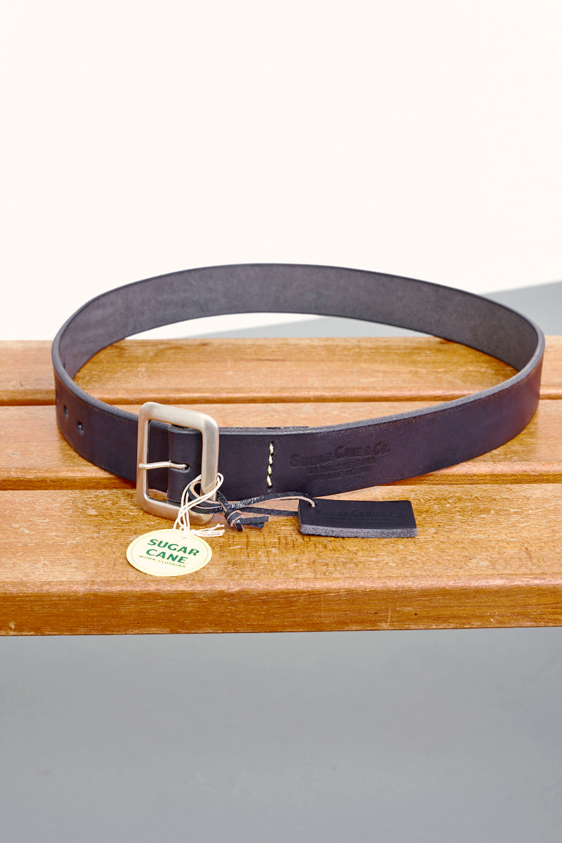 SUGAR CANE / Garrison Belt / black