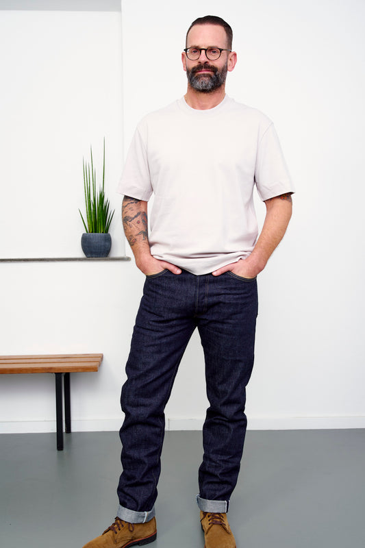 SUNSPEL / T-Shirt Heavy Weight / putty (Style view
)