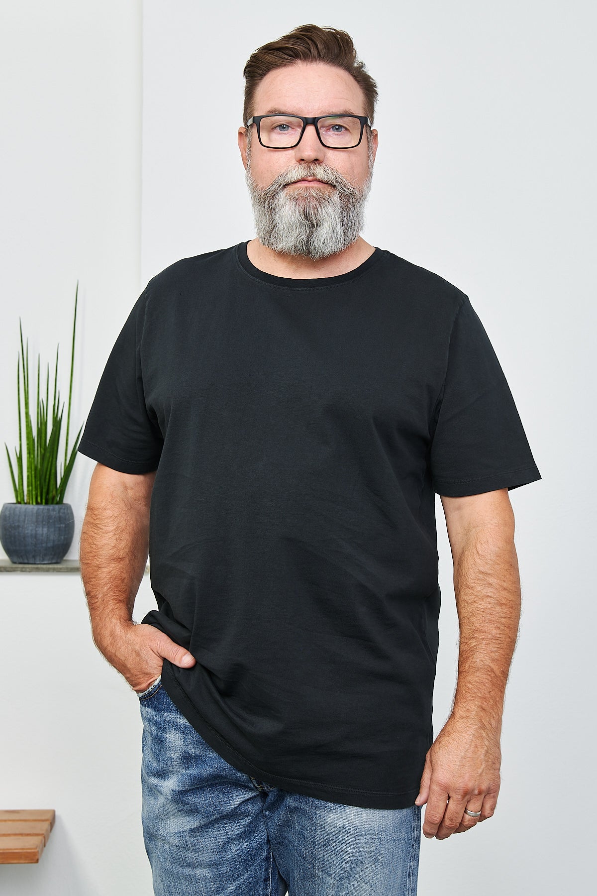 HANSEN - T-Shirt JULIAN | black