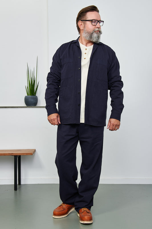HANSEN - Overshirt SAMMO | navy