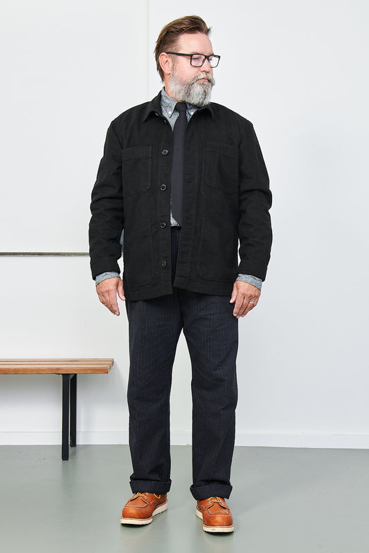 HANSEN - Refined Work Jacket BERTRAM | black