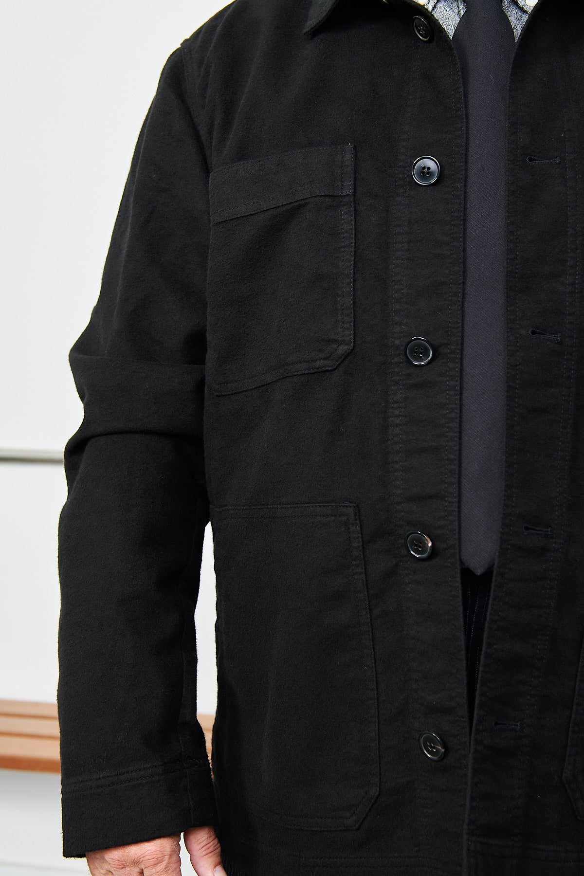 HANSEN - Refined Work Jacket BERTRAM | black