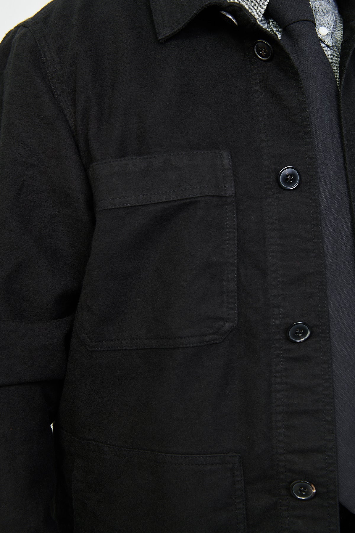 HANSEN - Refined Work Jacket BERTRAM | black
