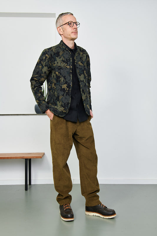 HANSEN - Hose Wide Cut Trousers KEN | seaweed