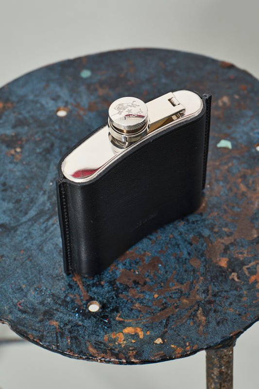 IL BISONTE - Hip Flask FIASCHETTA | black