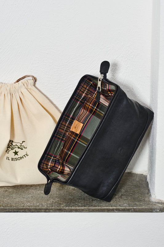 IL BISONTE - Beauty CASE CLASSIC | black