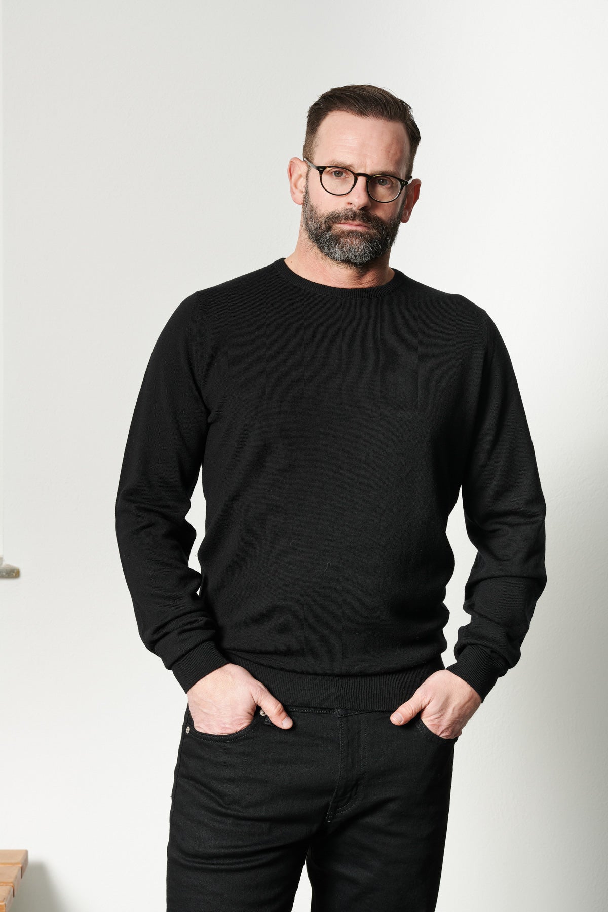 JOHN SMEDLEY - Pullover FARHILL | black