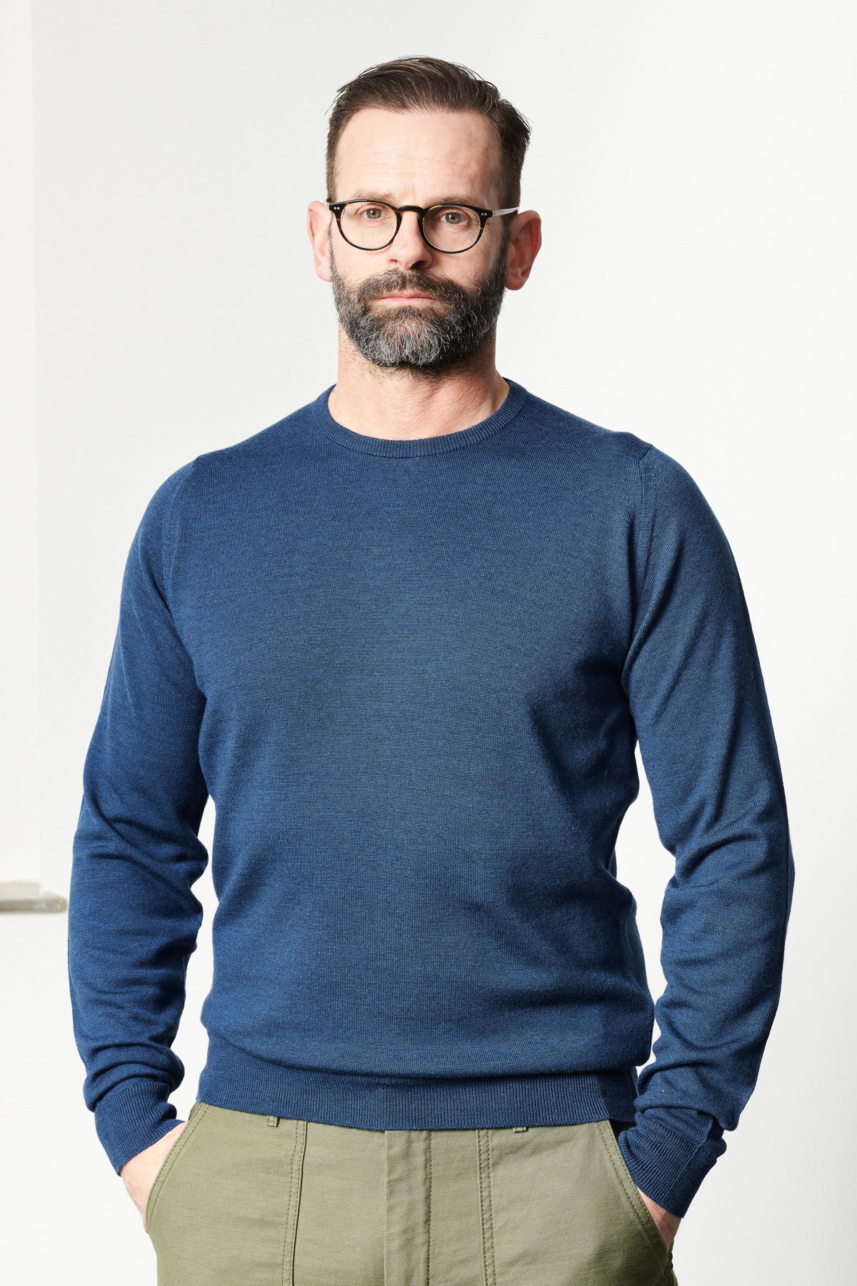 JOHN SMEDLEY - Pullover FARHILL | indigo