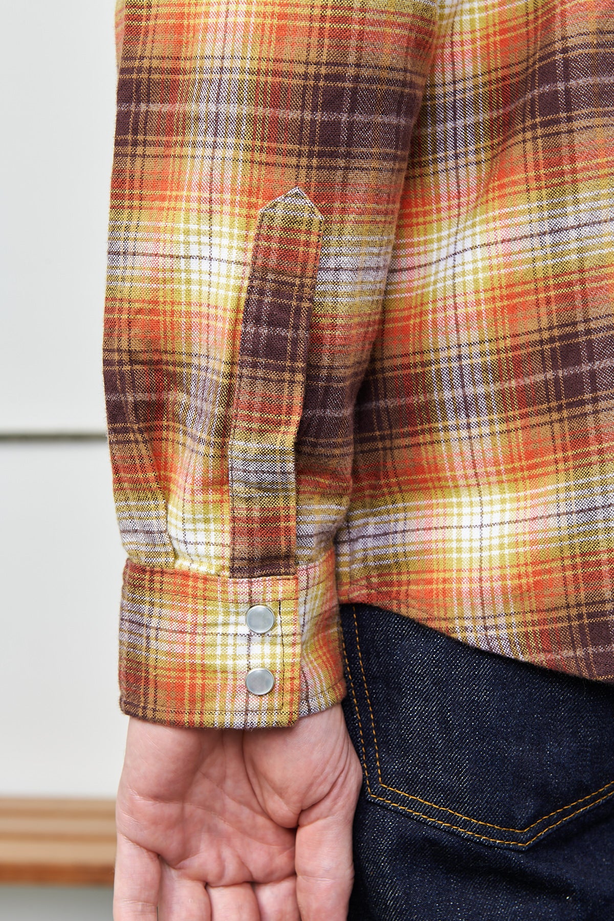PENDLETON - Hemd Wyatt Shirt | coffee gold citrus