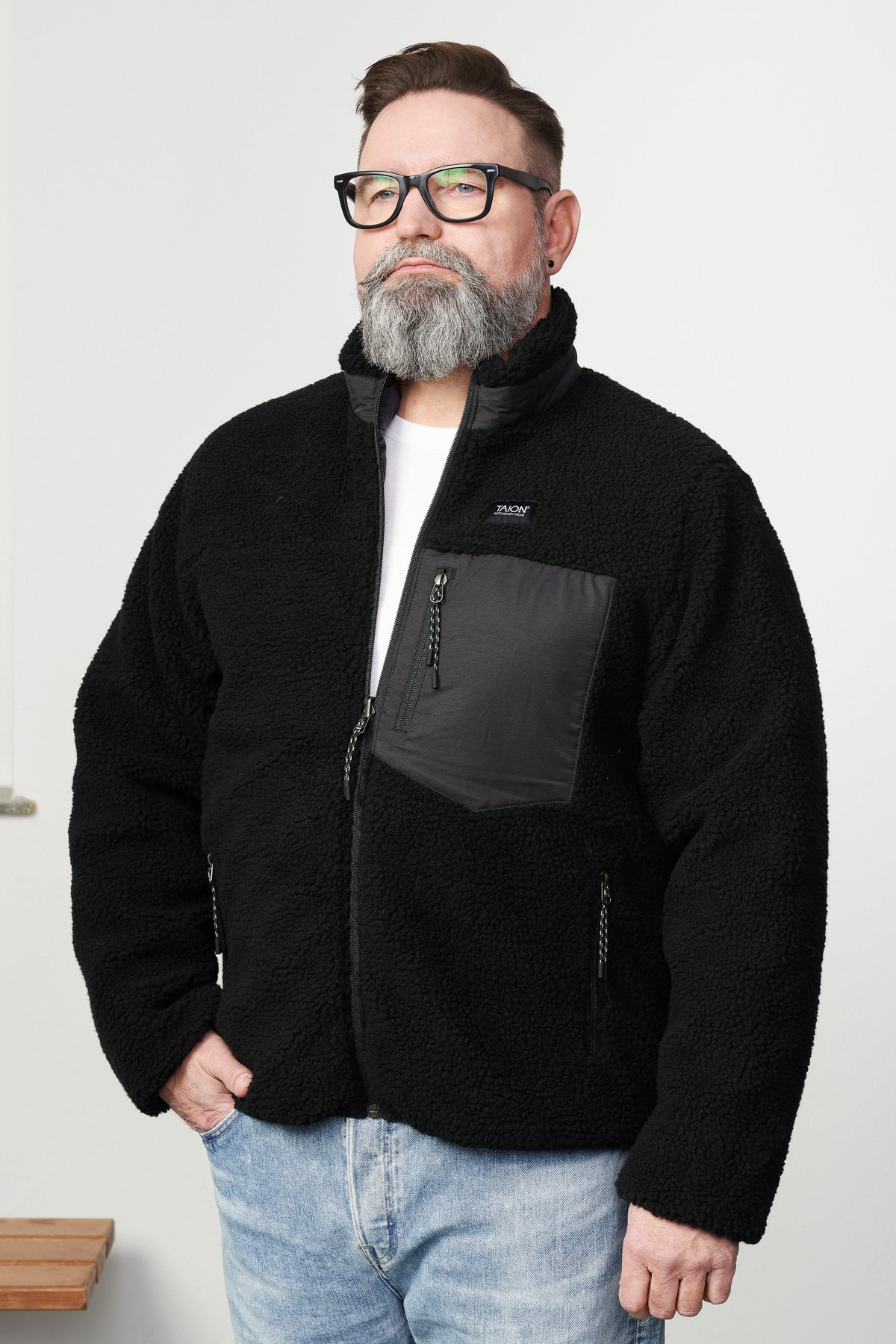 TAION - Jacke REVERSIBLE Down Jacket | black