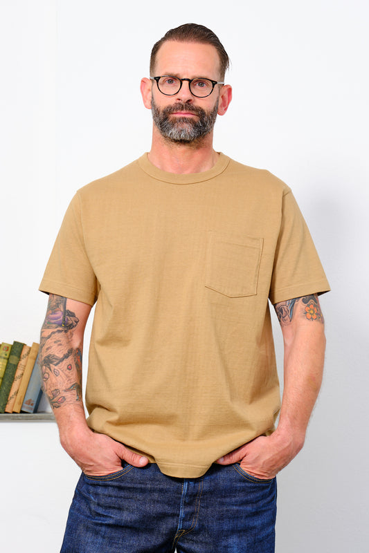 WHITESVILLE - Shortsleeve Pocket T-Shirt | beige