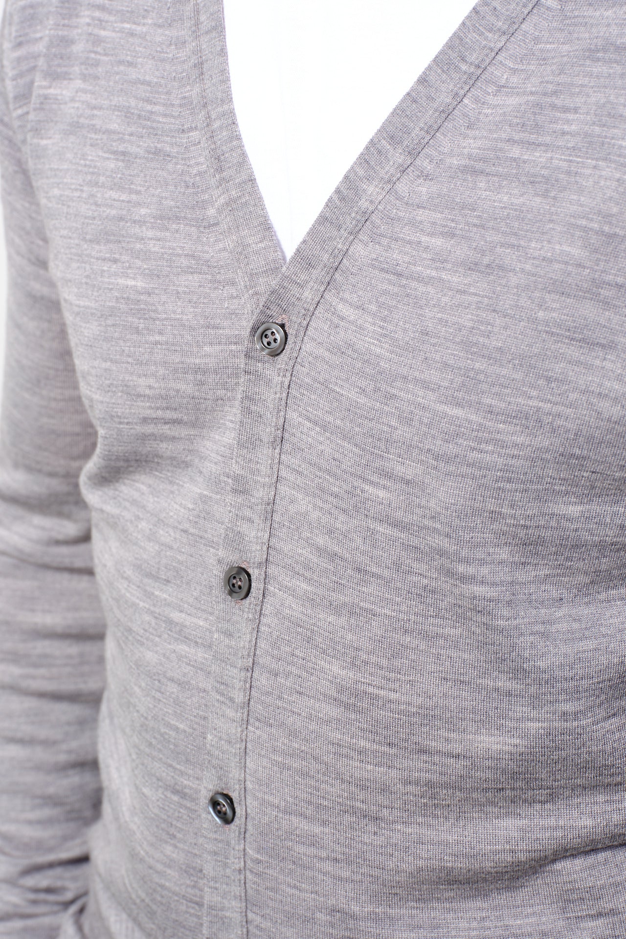 JOHN SMEDLEY - Cardigan PETWORTH | silver