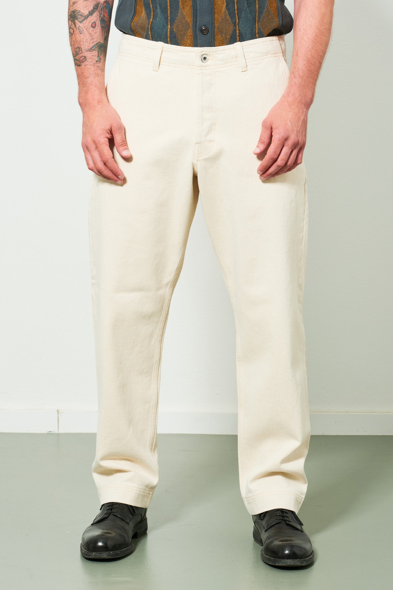 HANSEN - Pant TRYGVE | ecru