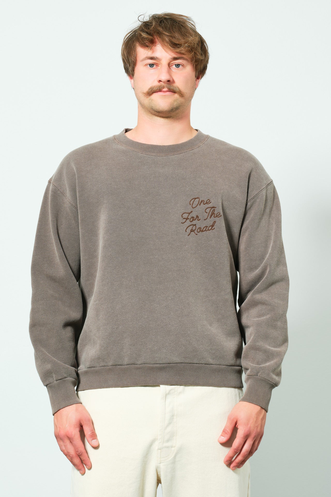 EAT DUST - Sweatshirt DETROIT | coffee brown