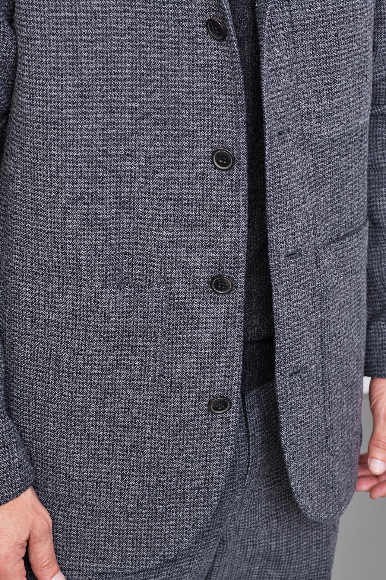 HANSEN - Easy Four Button Blazer JOSEF | broken grey