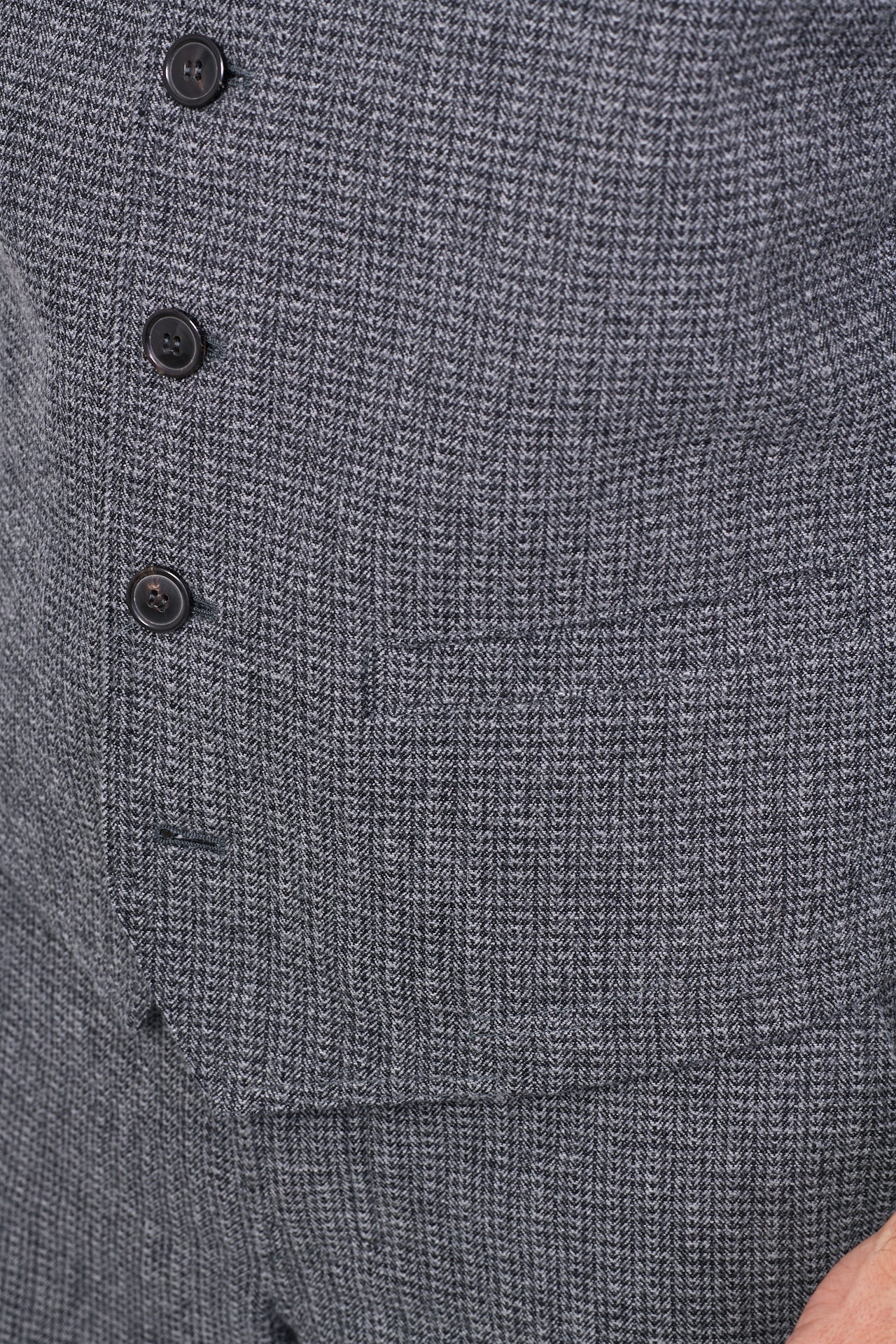 HANSEN - Casual Waistcoat KNUD | broken grey