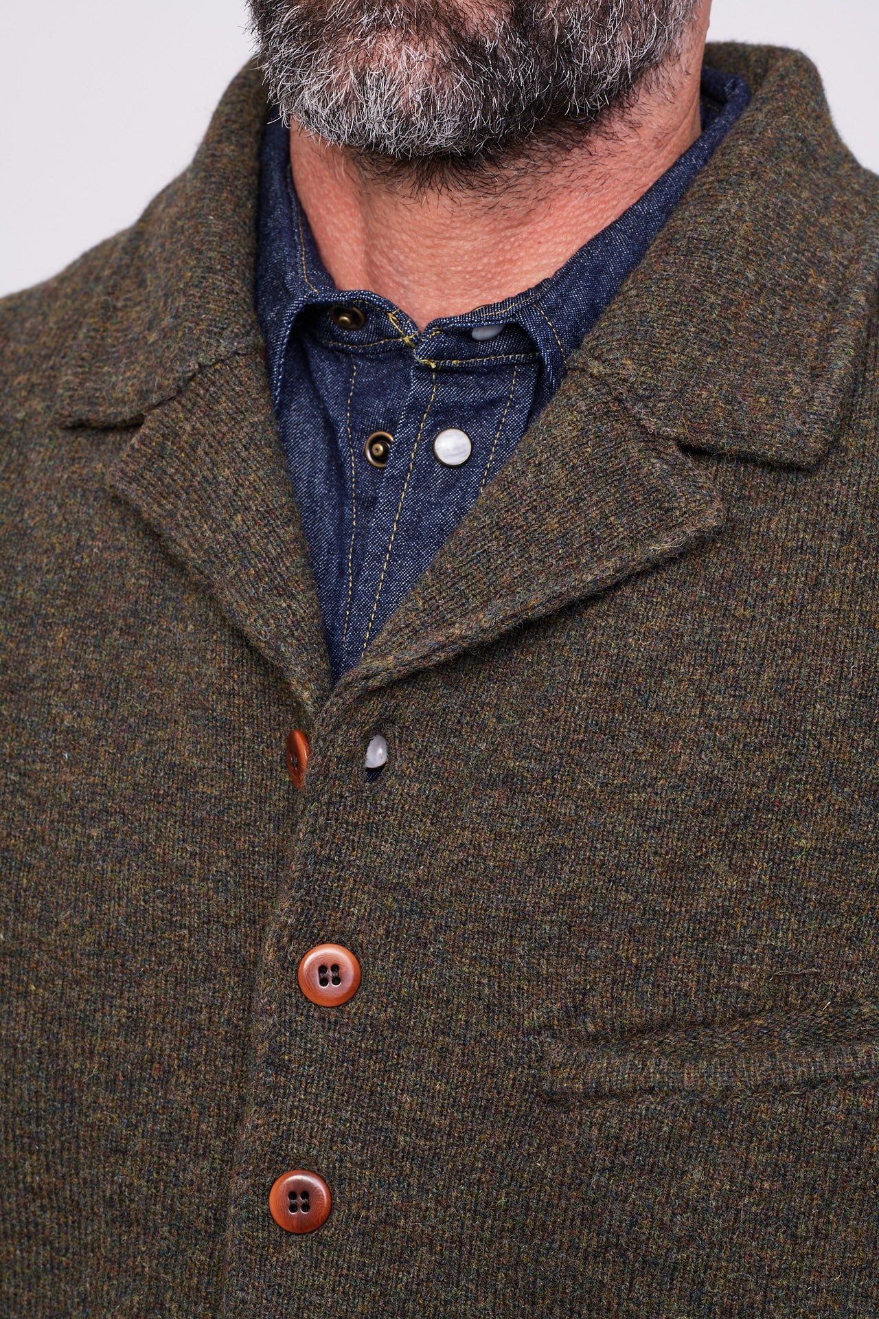 MAX ROHR - Short Jacket MAX 3 WOOL | dark green