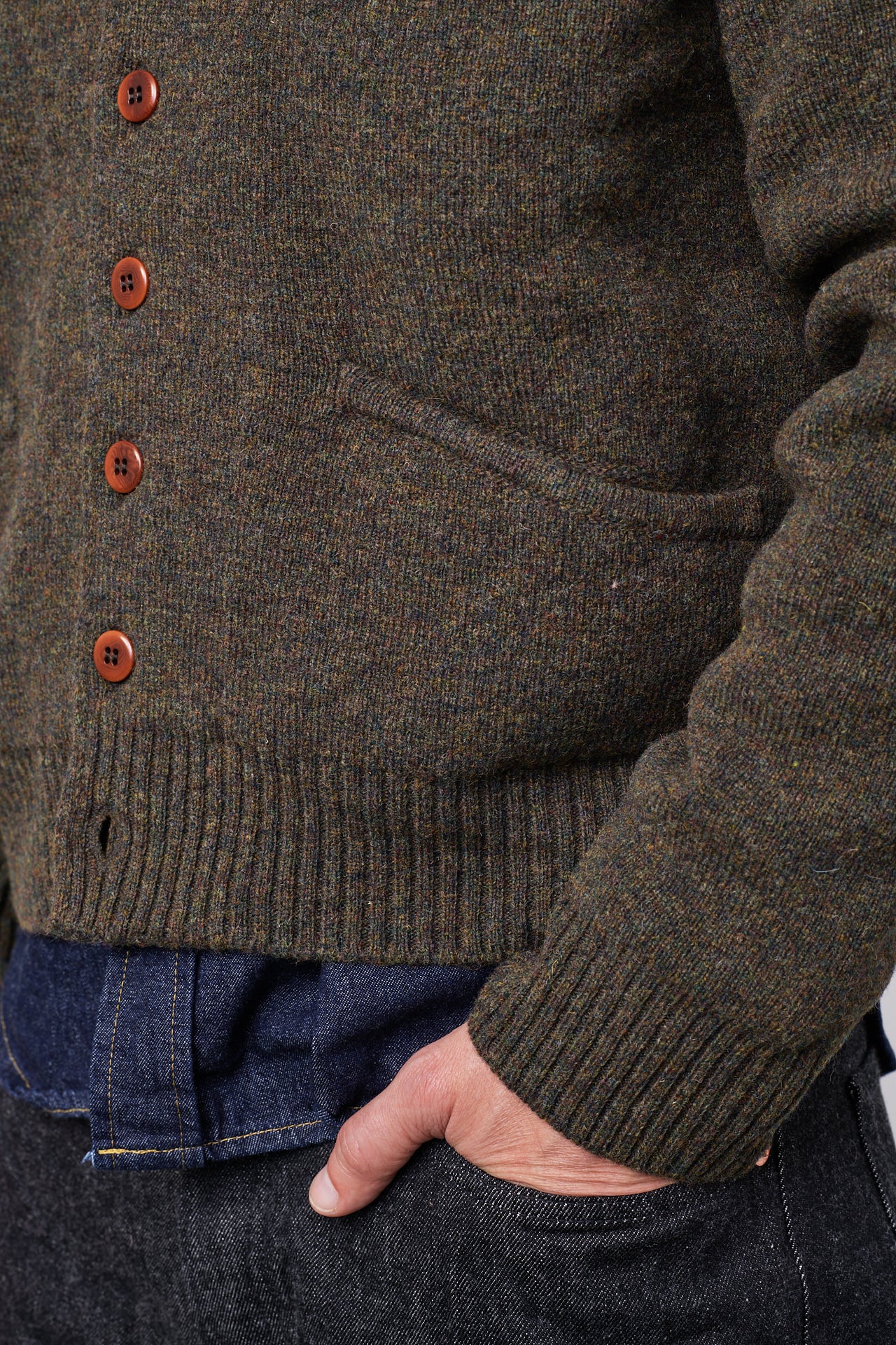 MAX ROHR - Short Jacket MAX 3 WOOL | dark green