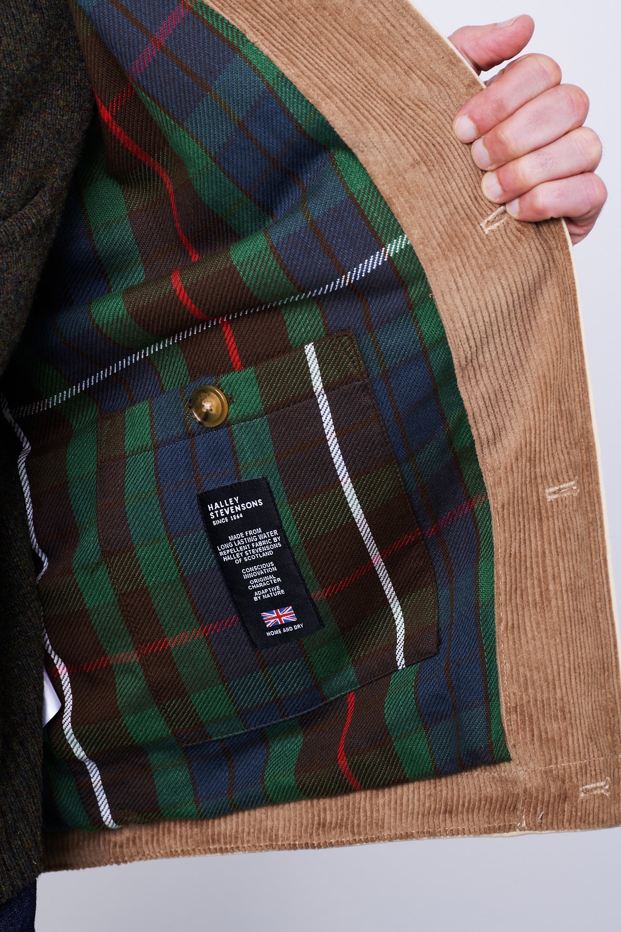 BARACUTA - Jacke DRY WAX JACKET | antique white