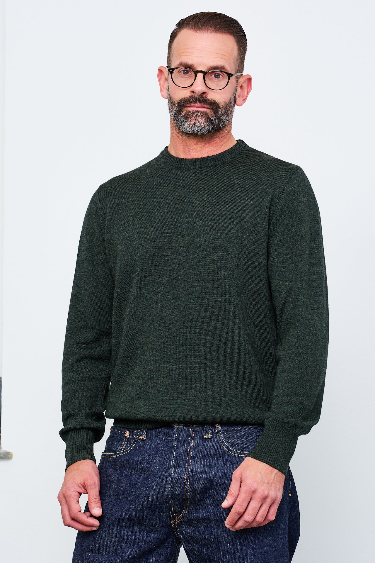 G.R.P. - Crewneck TEC 1 | dark green